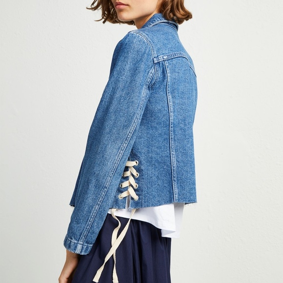 French Connection SOFT AUTHENTIC LACE SIDE JACKET - Picture 7 of 7